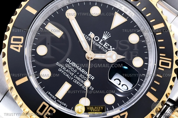 0314 RelaxedFit Submariner 116613LN 904L YG SS Blk VSF VS 1092